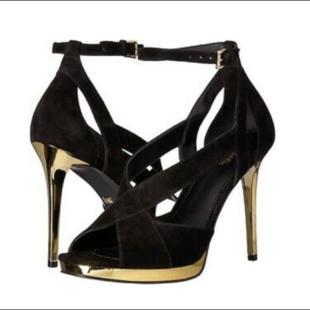 Michael Michael Kors Becky Dress Sandals in Black